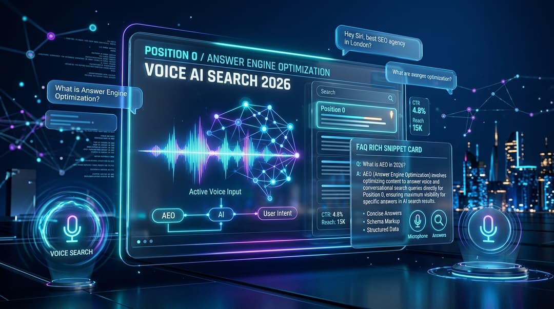 Answer Engine Optimization (AEO) Blueprint: How to Win Zero-Click Searches & Voice AI in 2026
