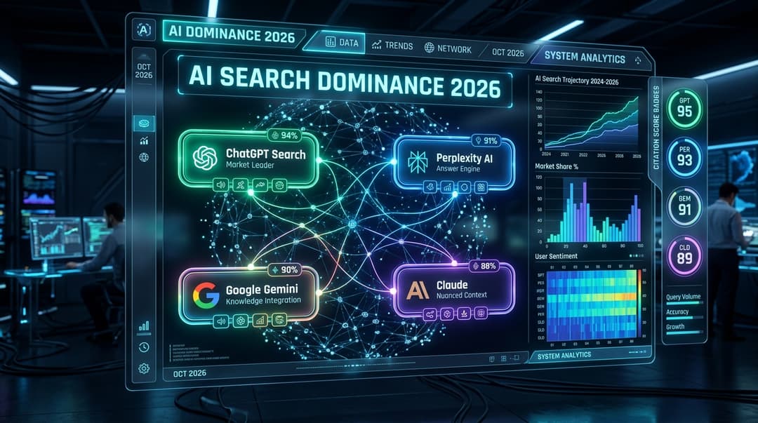 AI Search Dominance: How to Optimize Your Brand for Perplexity, ChatGPT Search, and Google Gemini in 2026