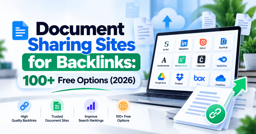 Document Sharing Sites for Backlinks: 100+ Free Options (2026)