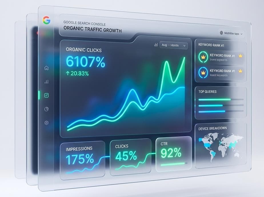 SEO Growth Analytics Dashboard